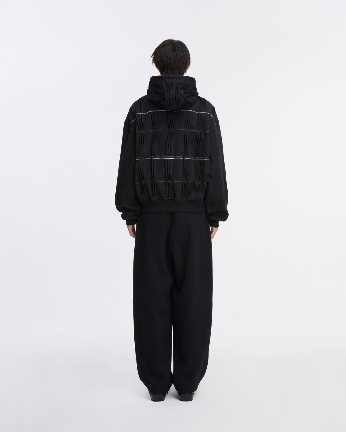 Ader Error - Hoodie zip-up Product. 20 (Noir) product image 3 | TRAB K-Fashion Australia