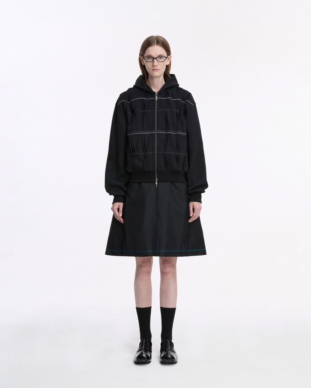 Ader Error - Hoodie zip-up Product. 20 (Noir) product image 6 | TRAB K-Fashion Australia