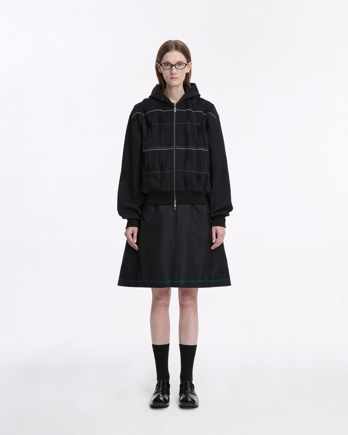Ader Error - Hoodie zip-up Product. 20 (Noir) product image 6 | TRAB K-Fashion Australia