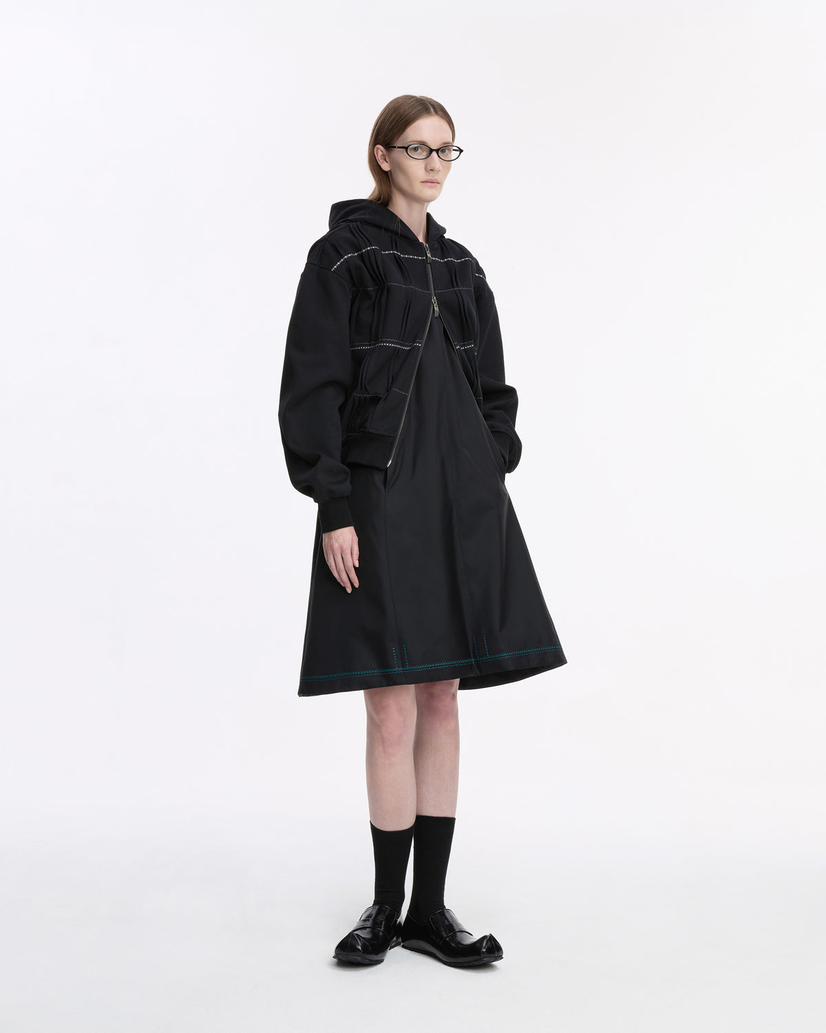 Ader Error - Hoodie zip-up Product. 20 (Noir) product image 8 | TRAB K-Fashion Australia
