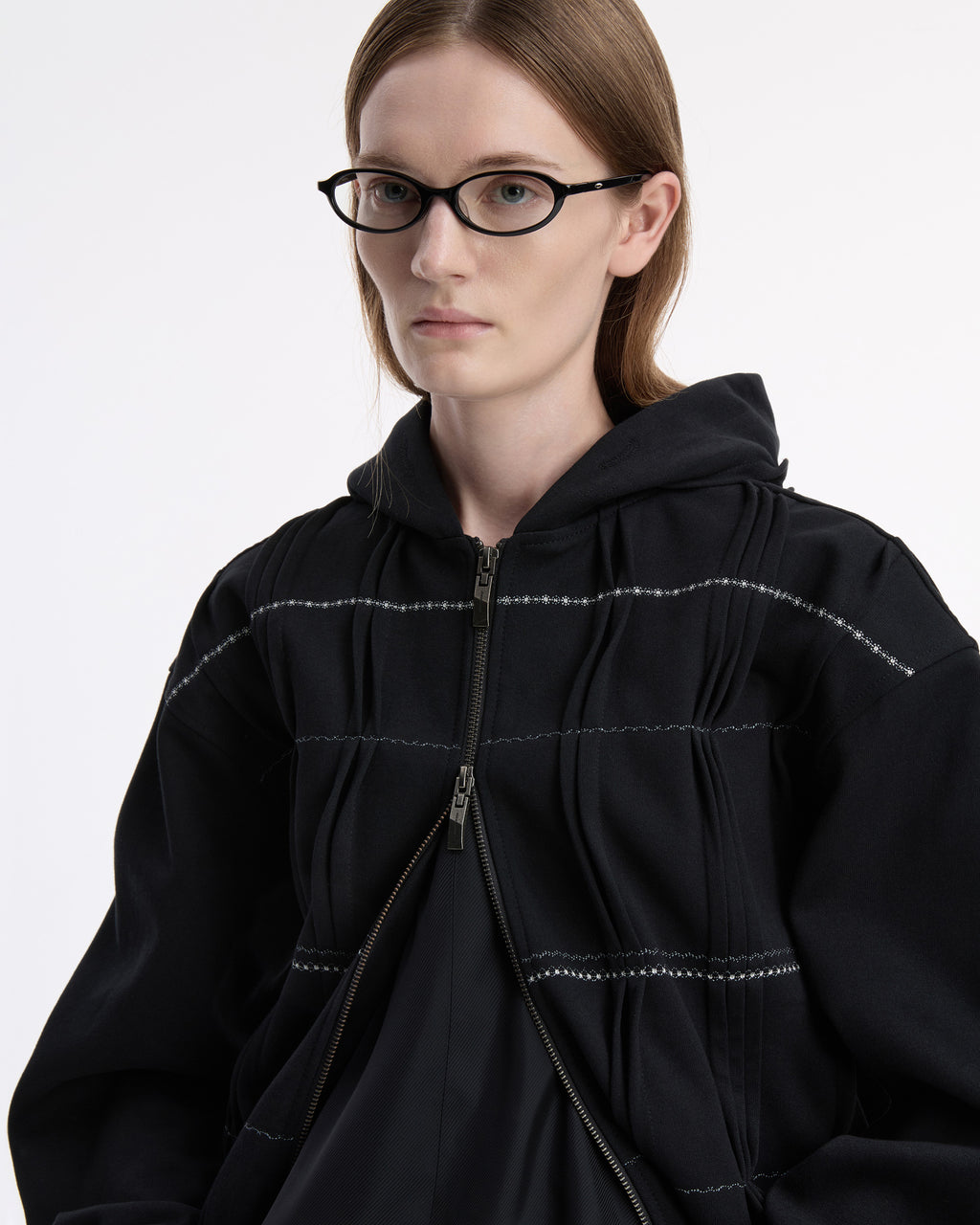 Ader Error - Hoodie zip-up Product. 20 (Noir) product image 9 | TRAB K-Fashion Australia