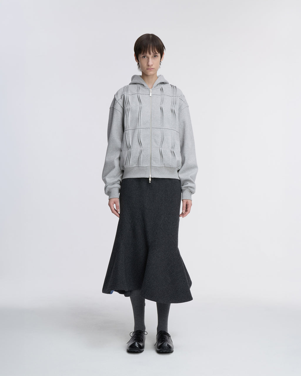 Ader Error - Hoodie zip-up Product. 20 (Grey) product image 6 | TRAB K-Fashion Australia