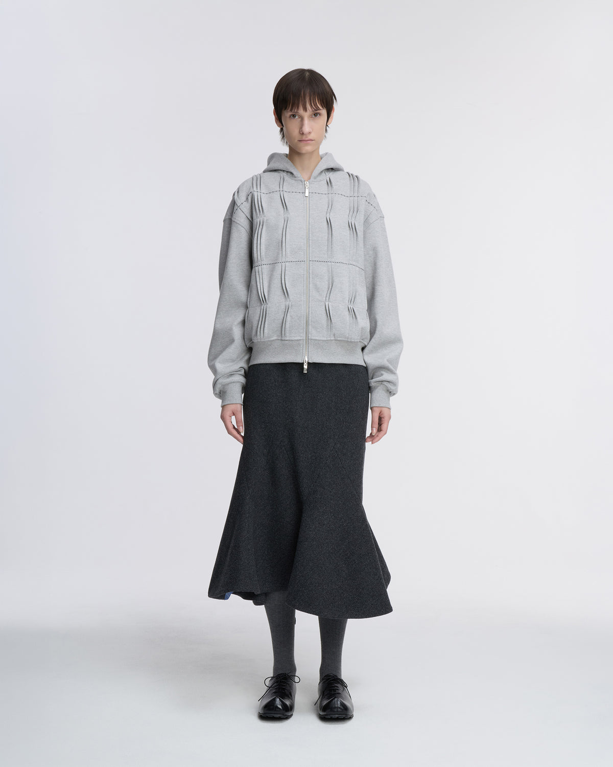 Ader Error - Hoodie zip-up Product. 20 (Grey) product image 6 | TRAB K-Fashion Australia