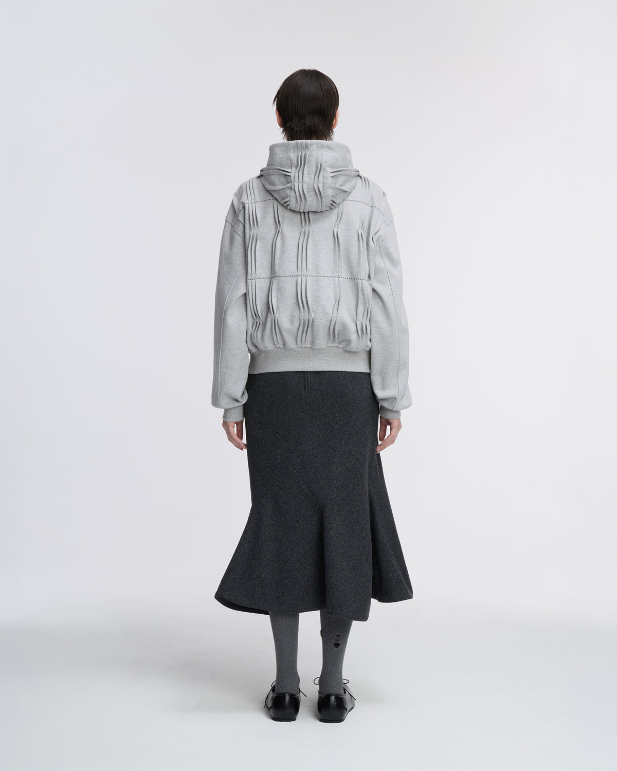 Ader Error - Hoodie zip-up Product. 20 (Grey) product image 7 | TRAB K-Fashion Australia