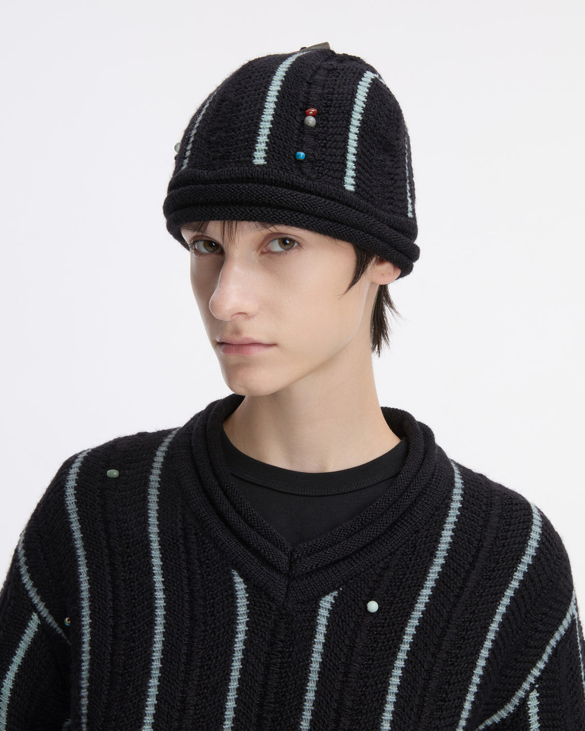 Ader Error - Beanie Product. 61 (Noir) product image 3 | TRAB K-Fashion Australia