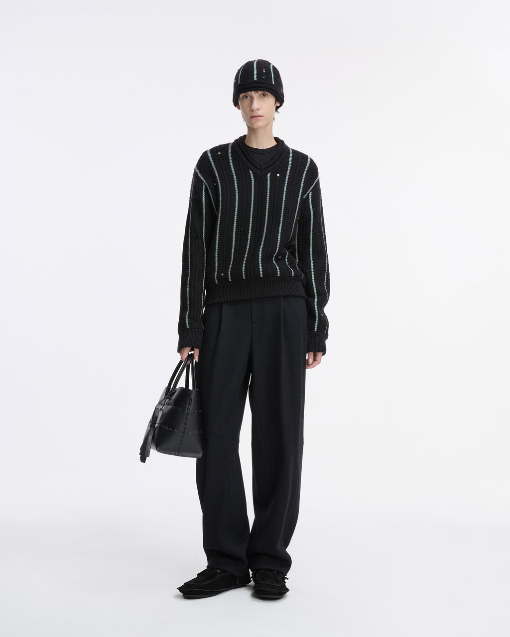 Ader Error - Beanie Product. 61 (Noir) product image 6 | TRAB K-Fashion Australia