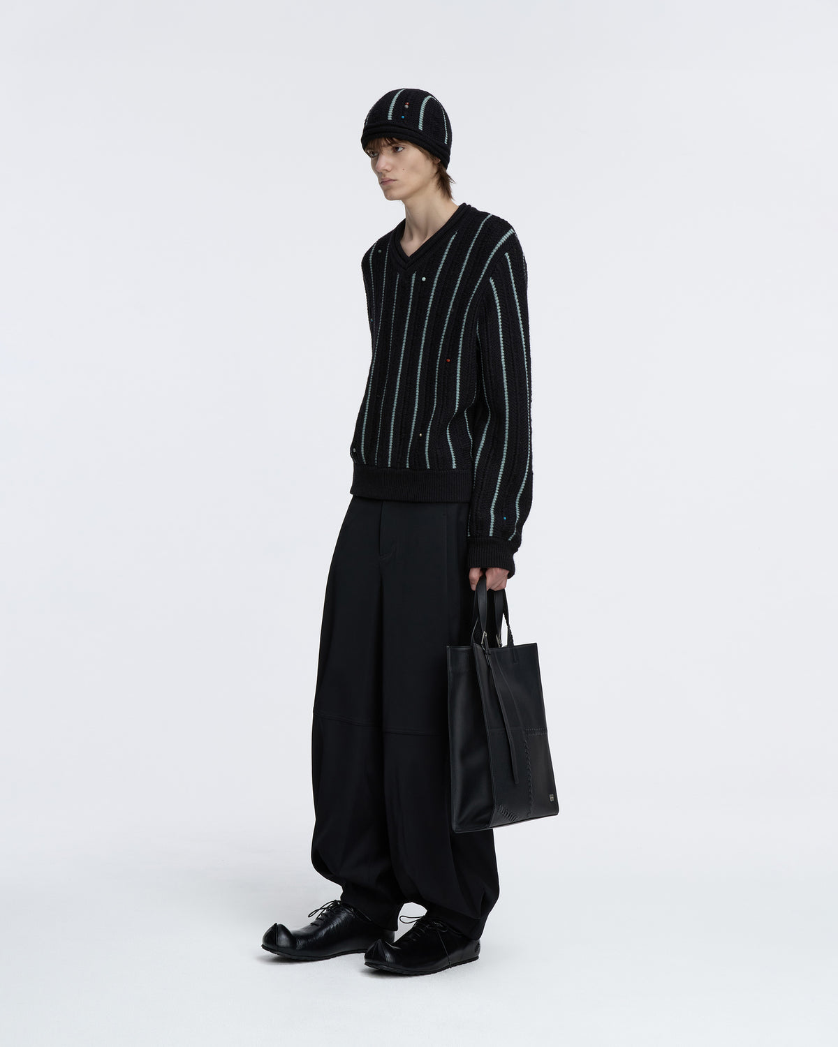 Ader Error - Beanie Product. 61 (Noir) product image 7 | TRAB K-Fashion Australia