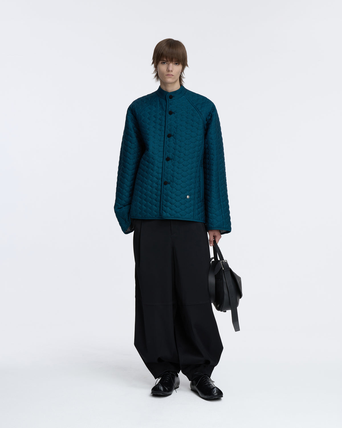 Ader Error - Quilted Jacket Product. 12 (Turquoise) product image 1 | TRAB K-Fashion Australia