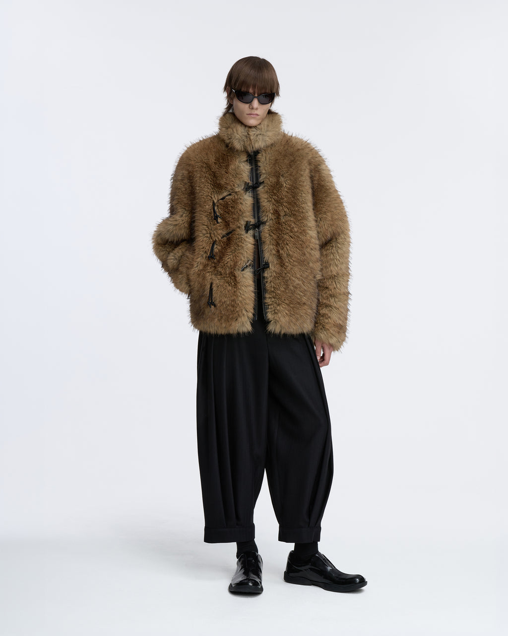 Ader Error - Fur Jacket Product. 13 (Brown) product image 1 | TRAB K-Fashion Australia