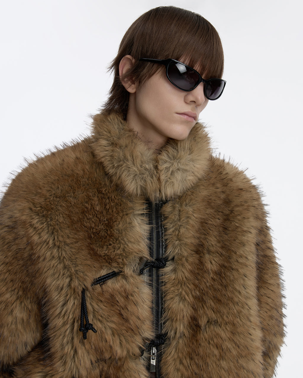 Ader Error - Fur Jacket Product. 13 (Brown) product image 4 | TRAB K-Fashion Australia