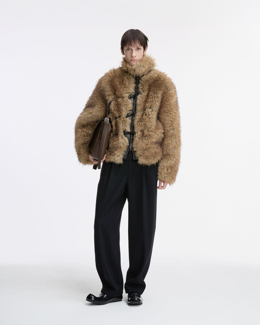 Ader Error - Fur Jacket Product. 13 (Brown) product image 6 | TRAB K-Fashion Australia
