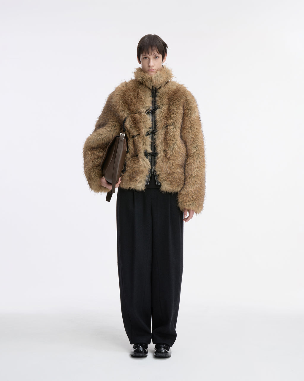 Ader Error - Fur Jacket Product. 13 (Brown) product image 7 | TRAB K-Fashion Australia