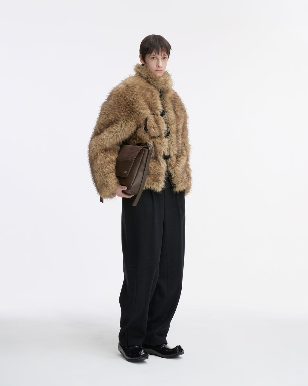 Ader Error - Fur Jacket Product. 13 (Brown) product image 9 | TRAB K-Fashion Australia