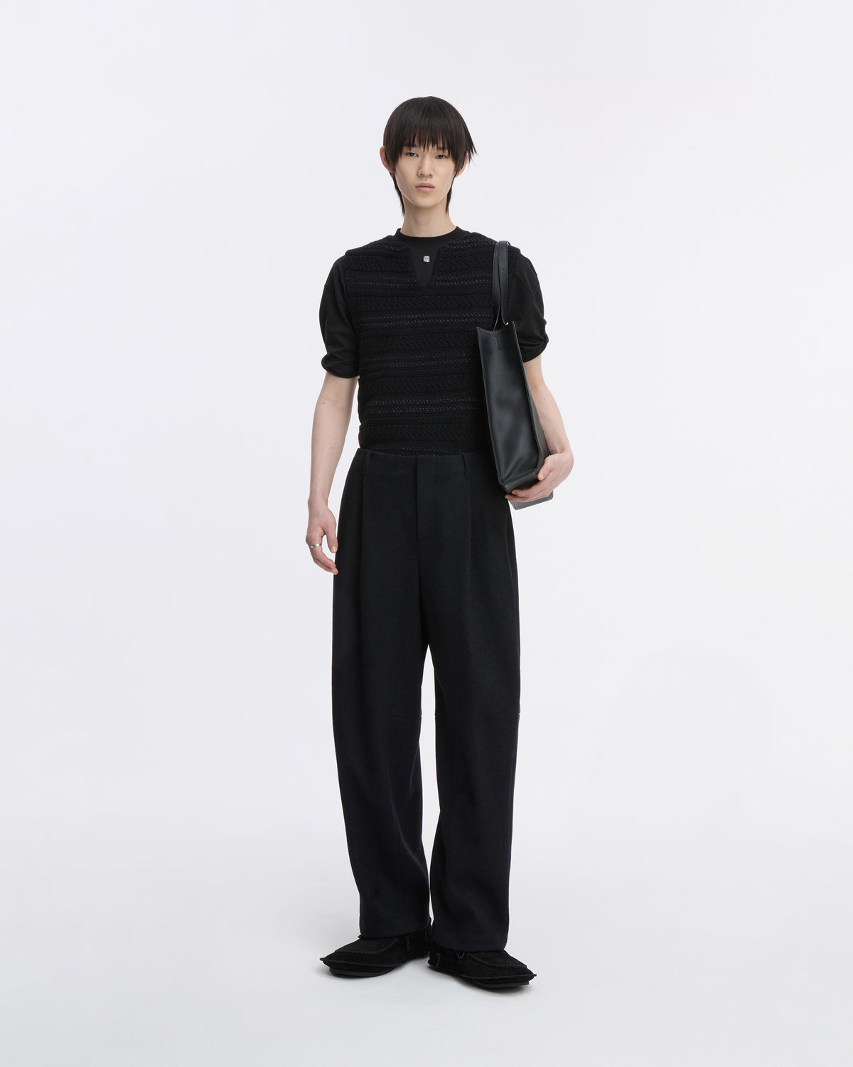 Ader Error - Knit Vest Product. 33 (Noir) product image 1 | TRAB K-Fashion Australia