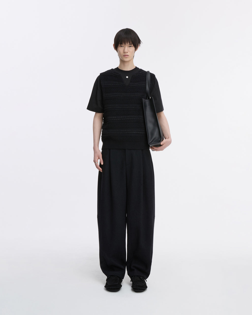 Ader Error - Knit Vest Product. 33 (Noir) product image 2 | TRAB K-Fashion Australia