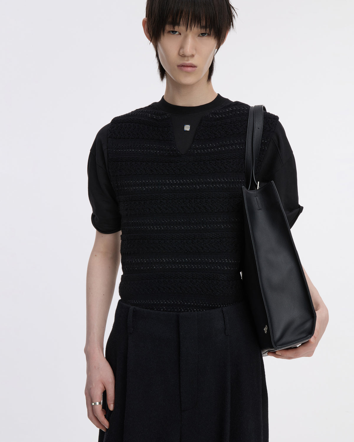 Ader Error - Knit Vest Product. 33 (Noir) product image 5 | TRAB K-Fashion Australia