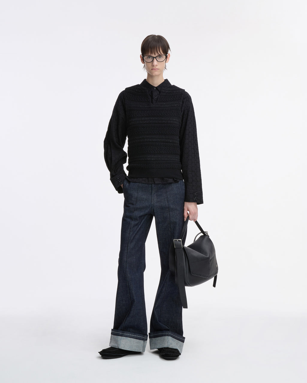 Ader Error - Knit Vest Product. 33 (Noir) product image 7 | TRAB K-Fashion Australia