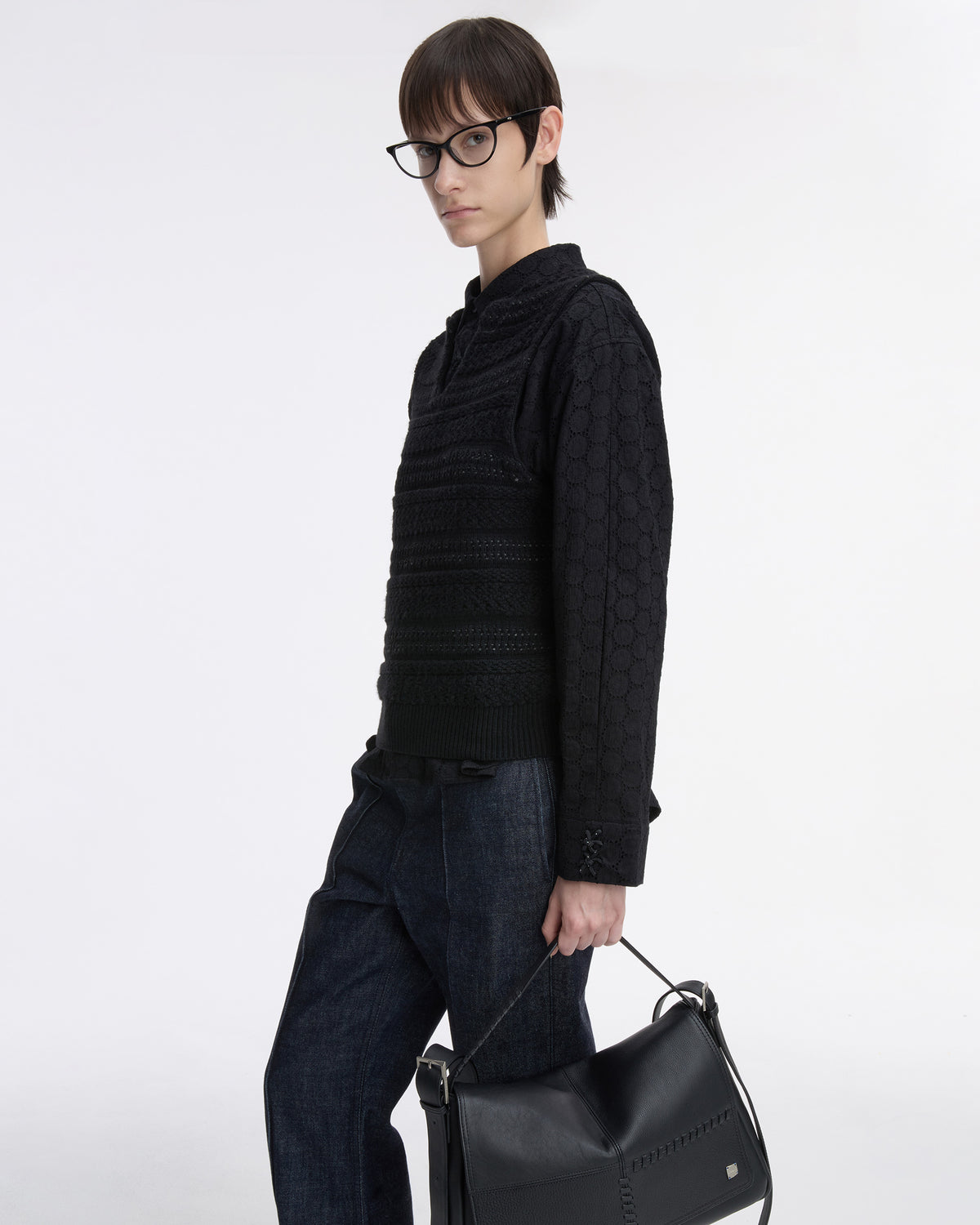 Ader Error - Knit Vest Product. 33 (Noir) product image 11 | TRAB K-Fashion Australia
