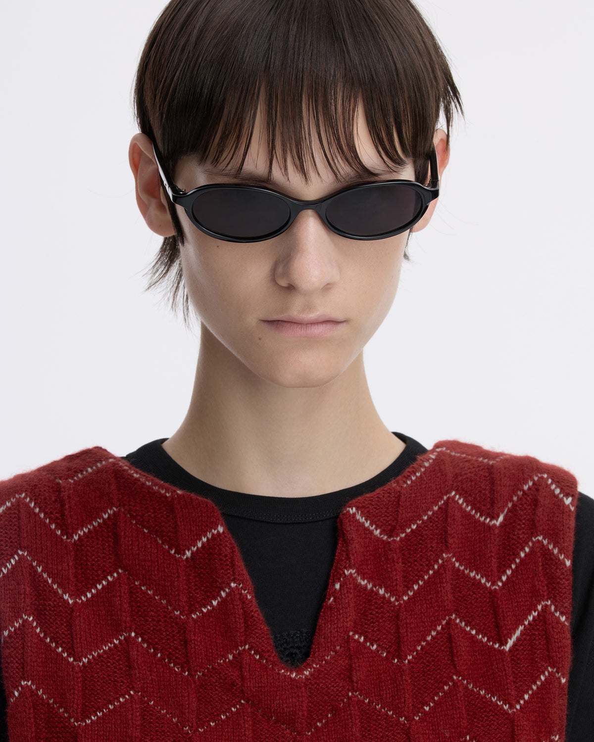 Ader Error - Knit Vest Product. 33 (Burgundy) product image 11 | TRAB K-Fashion Australia