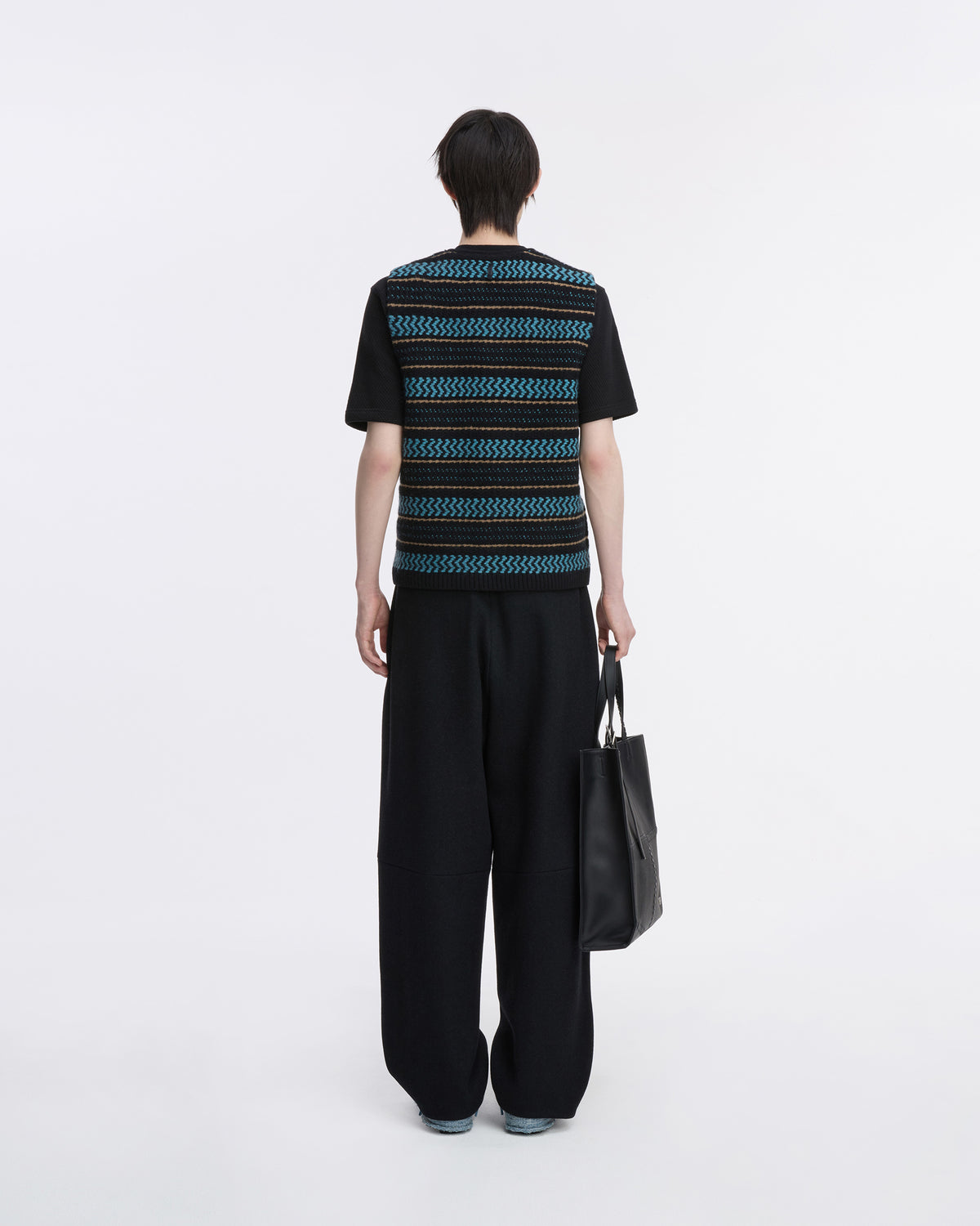 Ader Error - Knit Vest Product. 34 (Noir) product image 3 | TRAB K-Fashion Australia