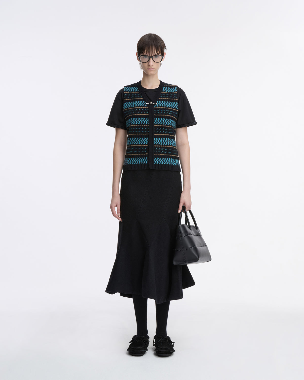 Ader Error - Knit Vest Product. 34 (Noir) product image 6 | TRAB K-Fashion Australia