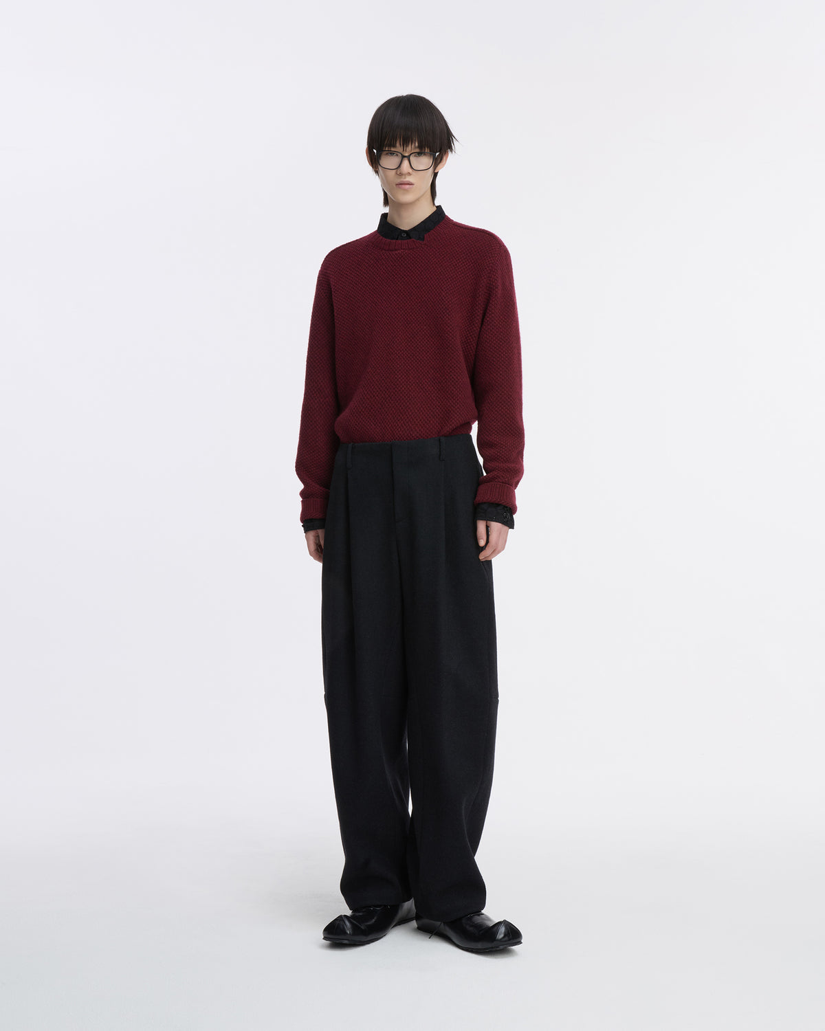 Ader Error - Knit Product. 36 (Burgundy) product image 1 | TRAB K-Fashion Australia