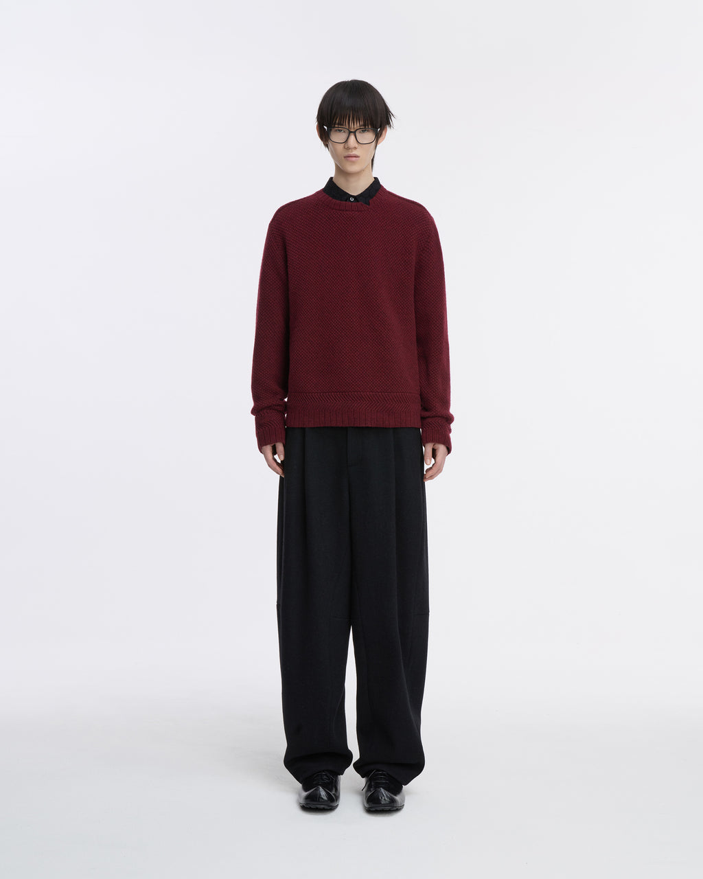 Ader Error - Knit Product. 36 (Burgundy) product image 2 | TRAB K-Fashion Australia