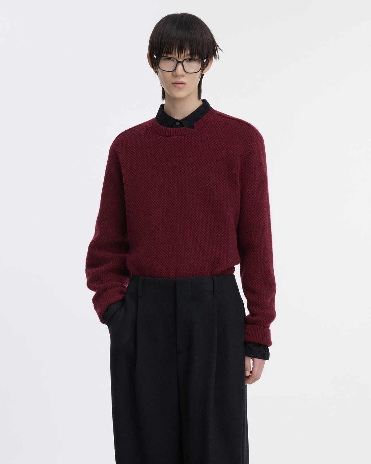 Ader Error - Knit Product. 36 (Burgundy) product image 4 | TRAB K-Fashion Australia