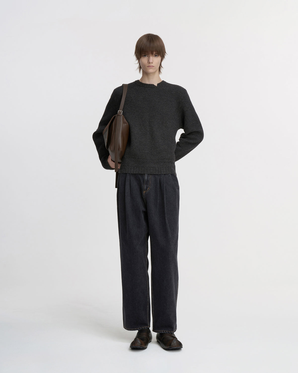 Ader Error - Knit Product. 36 (Charcoal) product image 1 | TRAB K-Fashion Australia