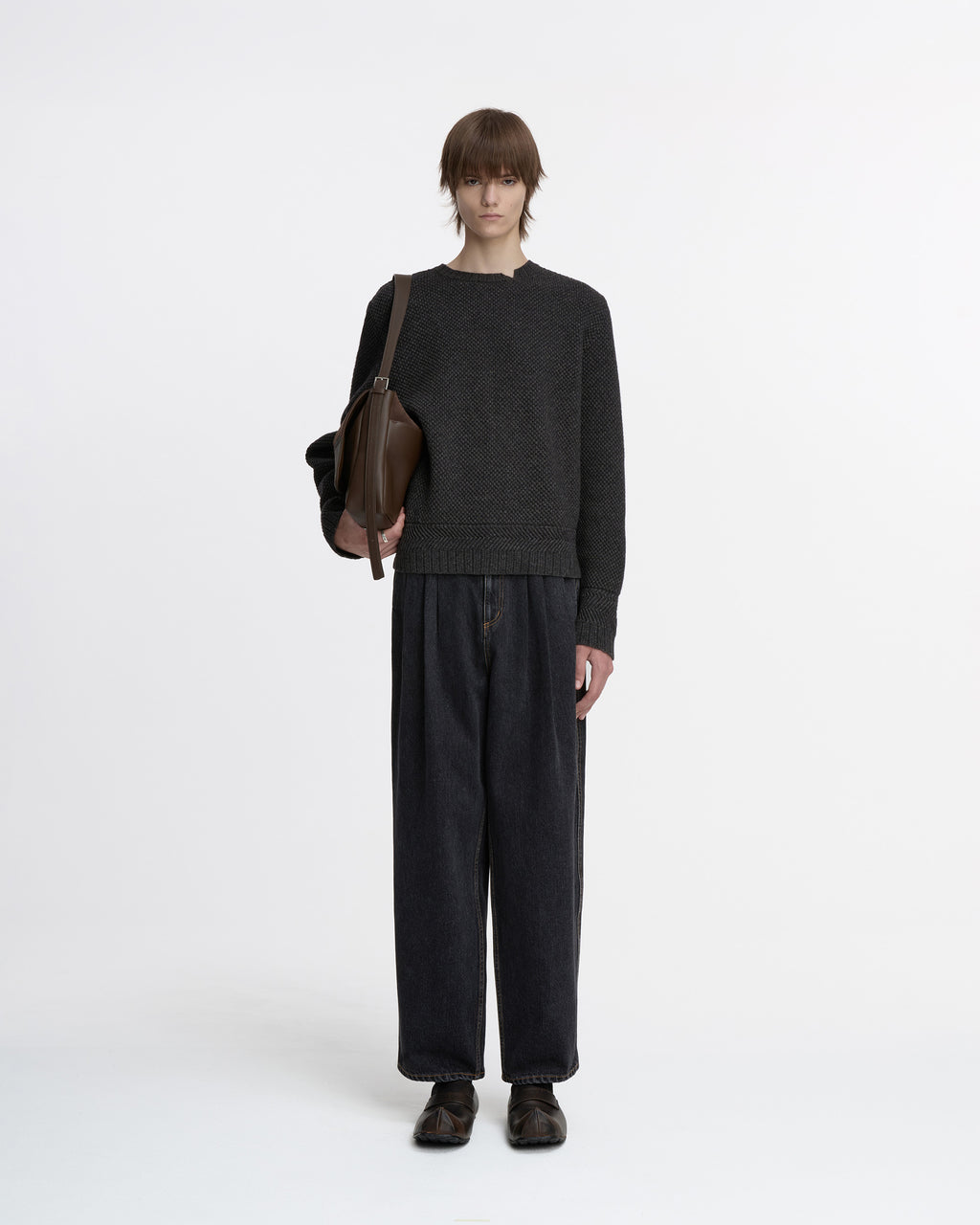 Ader Error - Knit Product. 36 (Charcoal) product image 2 | TRAB K-Fashion Australia