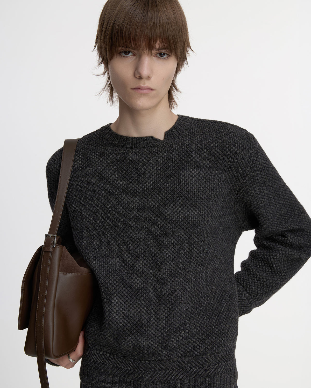 Ader Error - Knit Product. 36 (Charcoal) product image 5 | TRAB K-Fashion Australia
