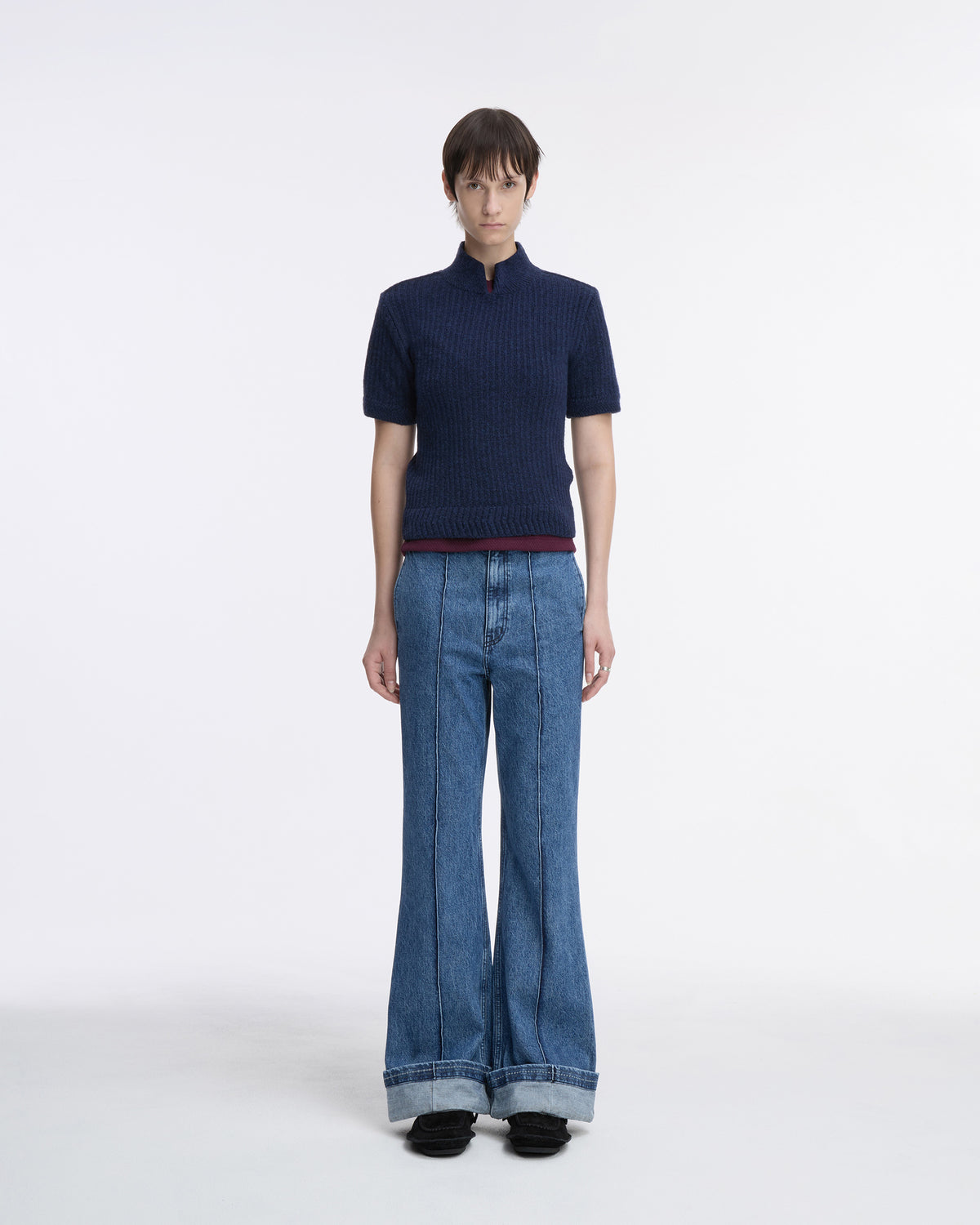 Ader Error - Half Sleeve Knit Product. 37 (Navy) product image 8 | TRAB K-Fashion Australia