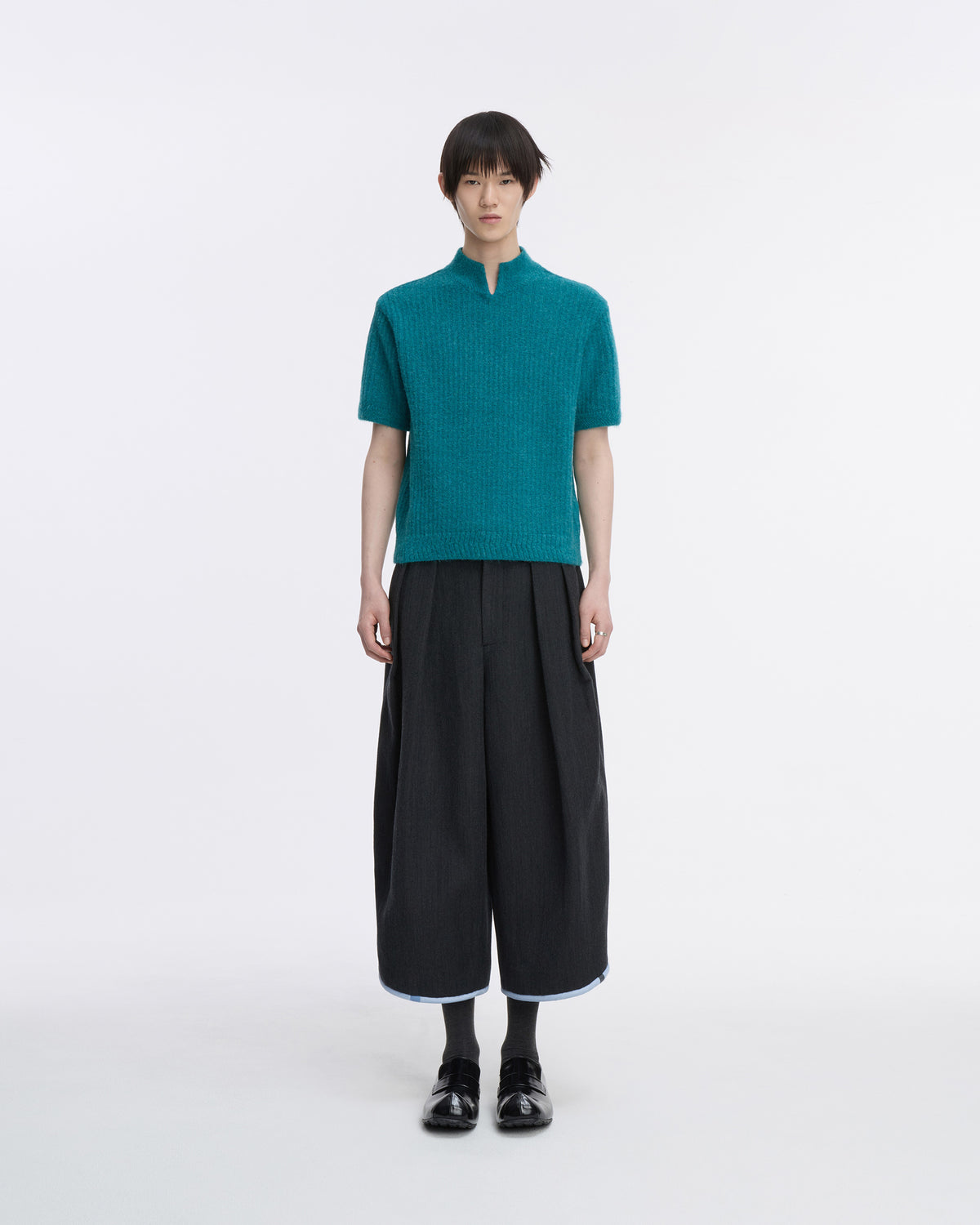 Ader Error - Half Sleeve Knit Product. 37 (Turquoise) product image 2 | TRAB K-Fashion Australia