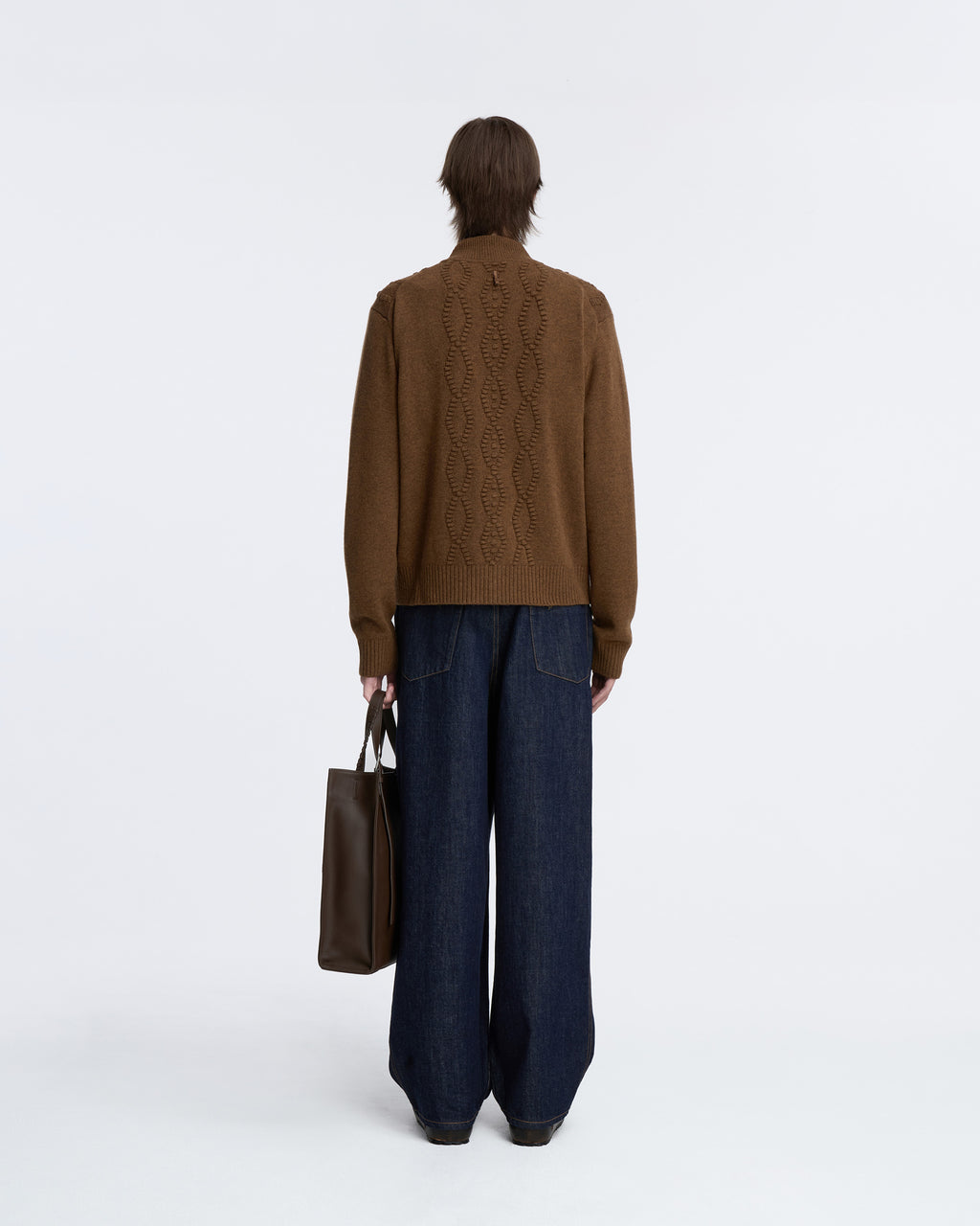 Ader Error - Cardigan Product. 38 (Brown) product image 3 | TRAB K-Fashion Australia
