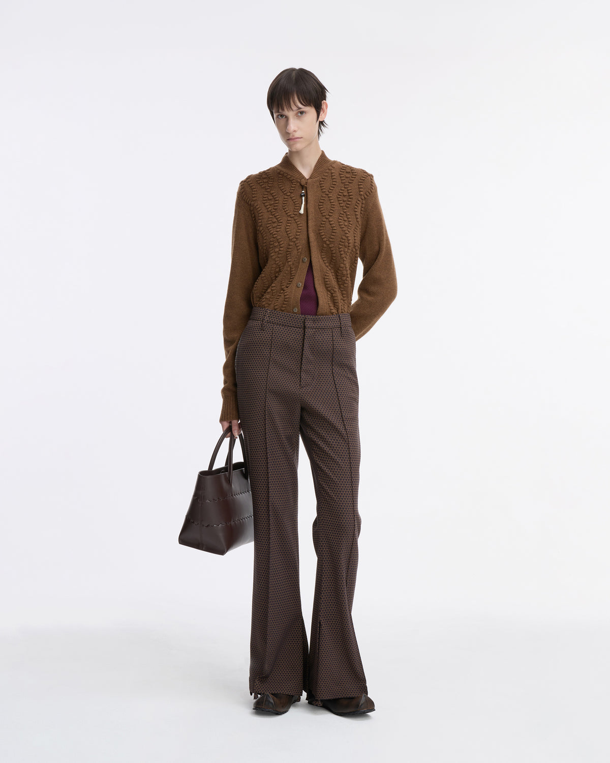 Ader Error - Cardigan Product. 38 (Brown) product image 6 | TRAB K-Fashion Australia