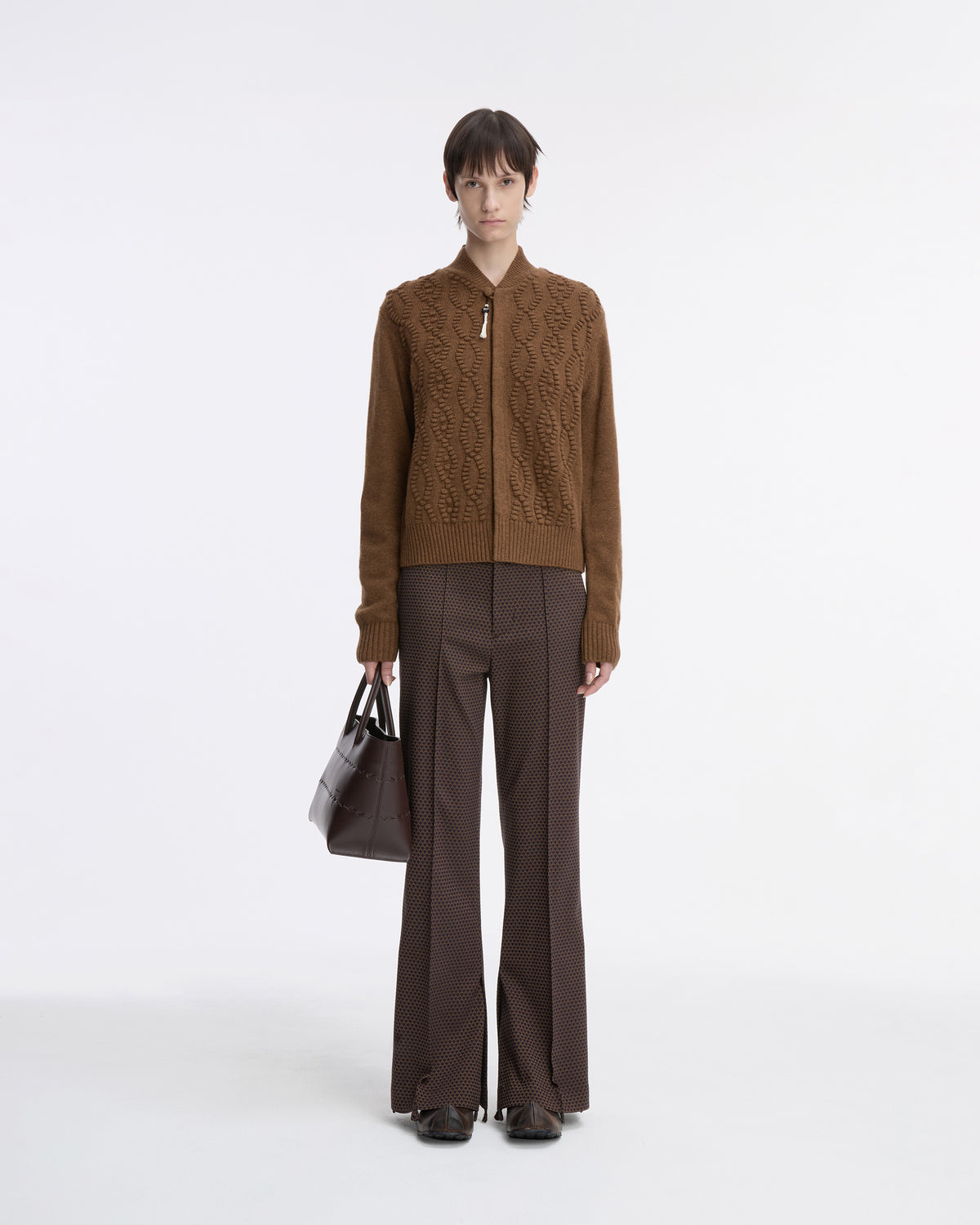 Ader Error - Cardigan Product. 38 (Brown) product image 7 | TRAB K-Fashion Australia