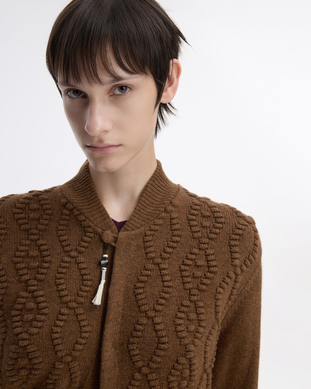 Ader Error - Cardigan Product. 38 (Brown) product image 9 | TRAB K-Fashion Australia