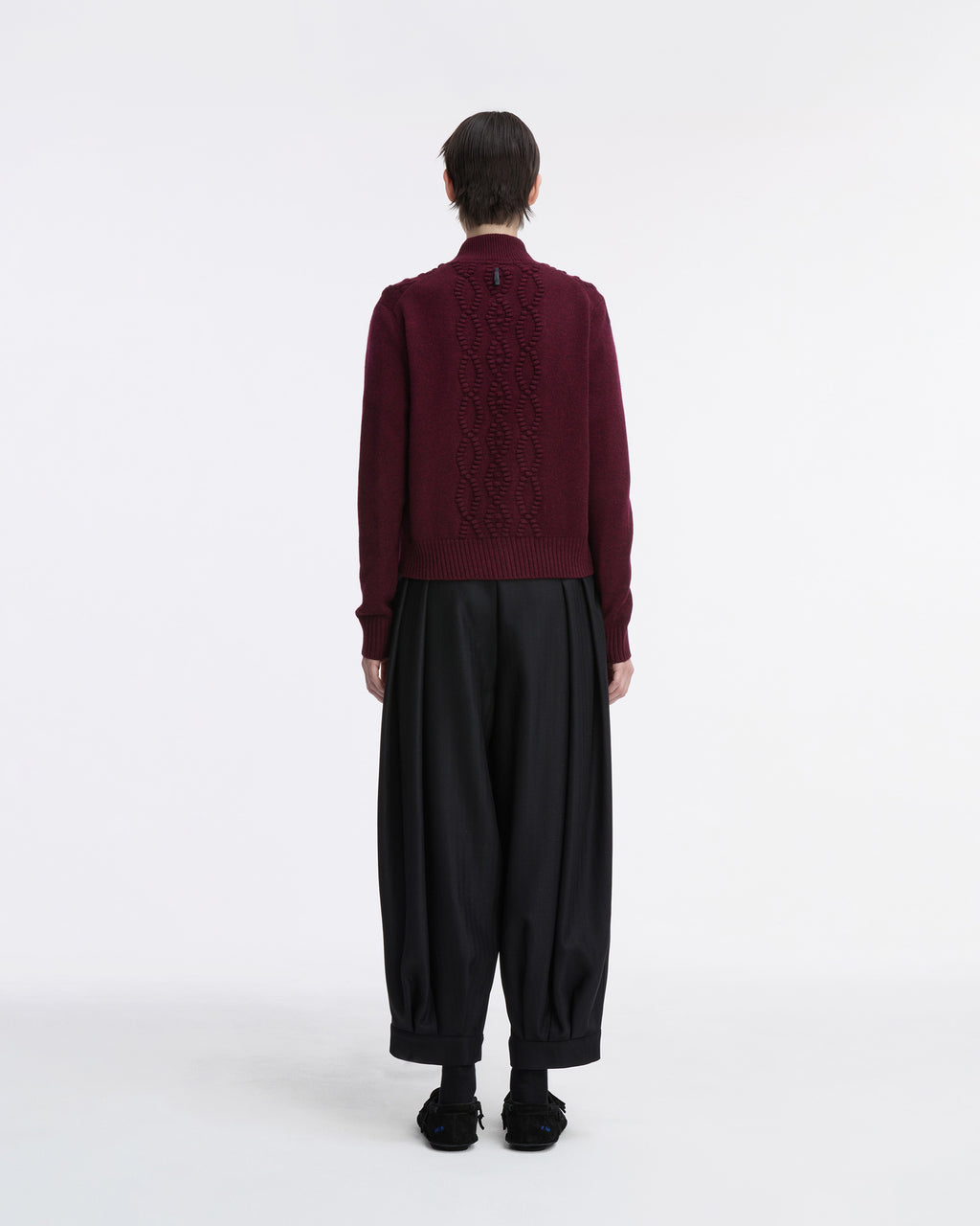 Ader Error - Cardigan Product. 38 (Burgundy) product image 8 | TRAB K-Fashion Australia