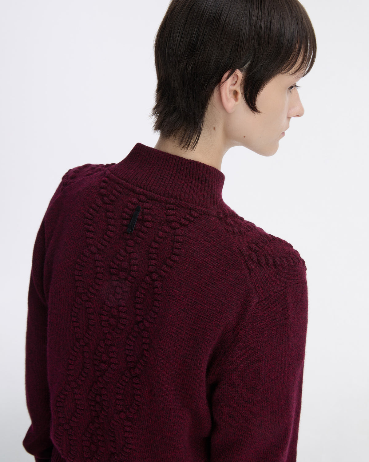 Ader Error - Cardigan Product. 38 (Burgundy) product image 10 | TRAB K-Fashion Australia