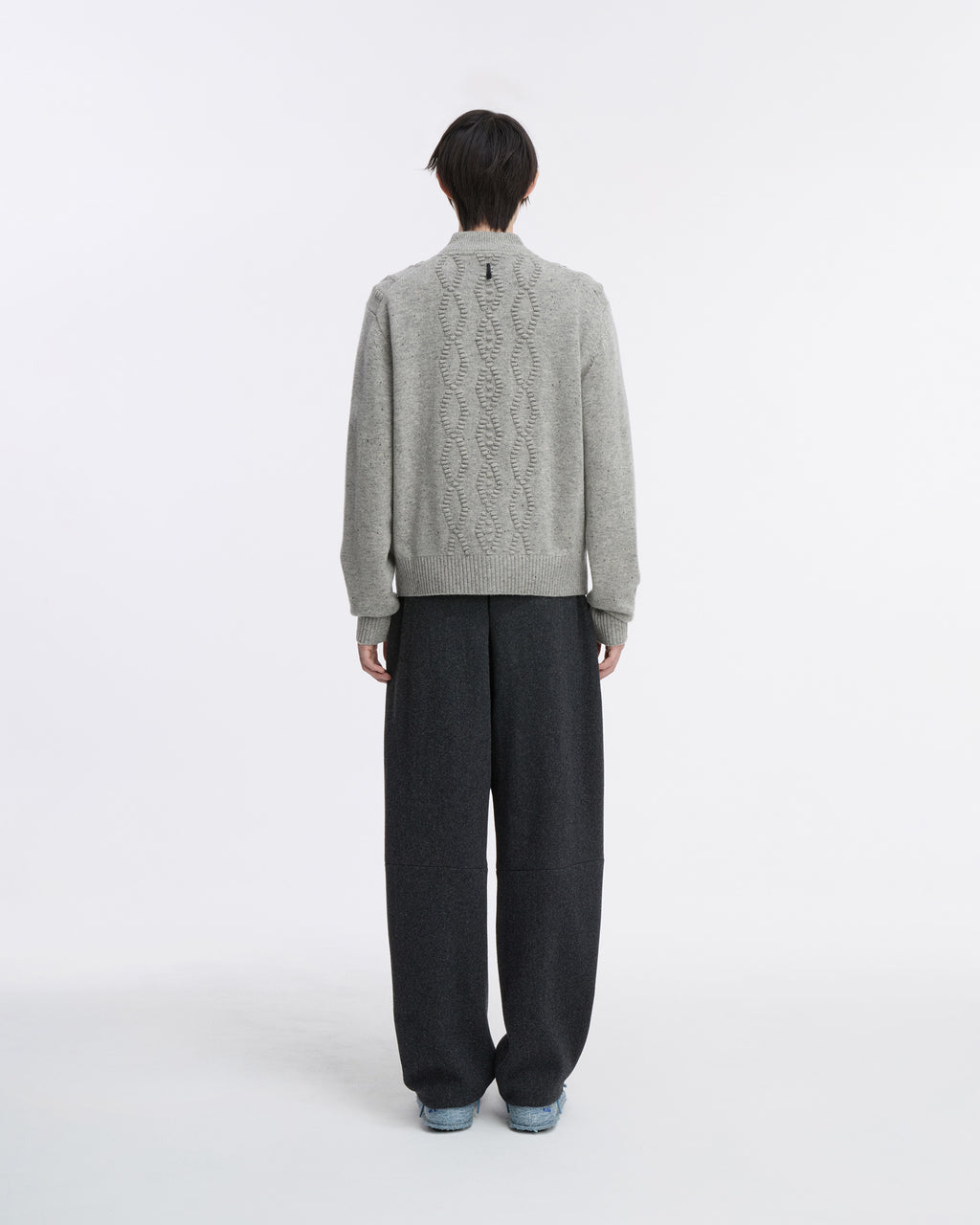 Ader Error - Cardigan Product. 38 (Grey) product image 3 | TRAB K-Fashion Australia
