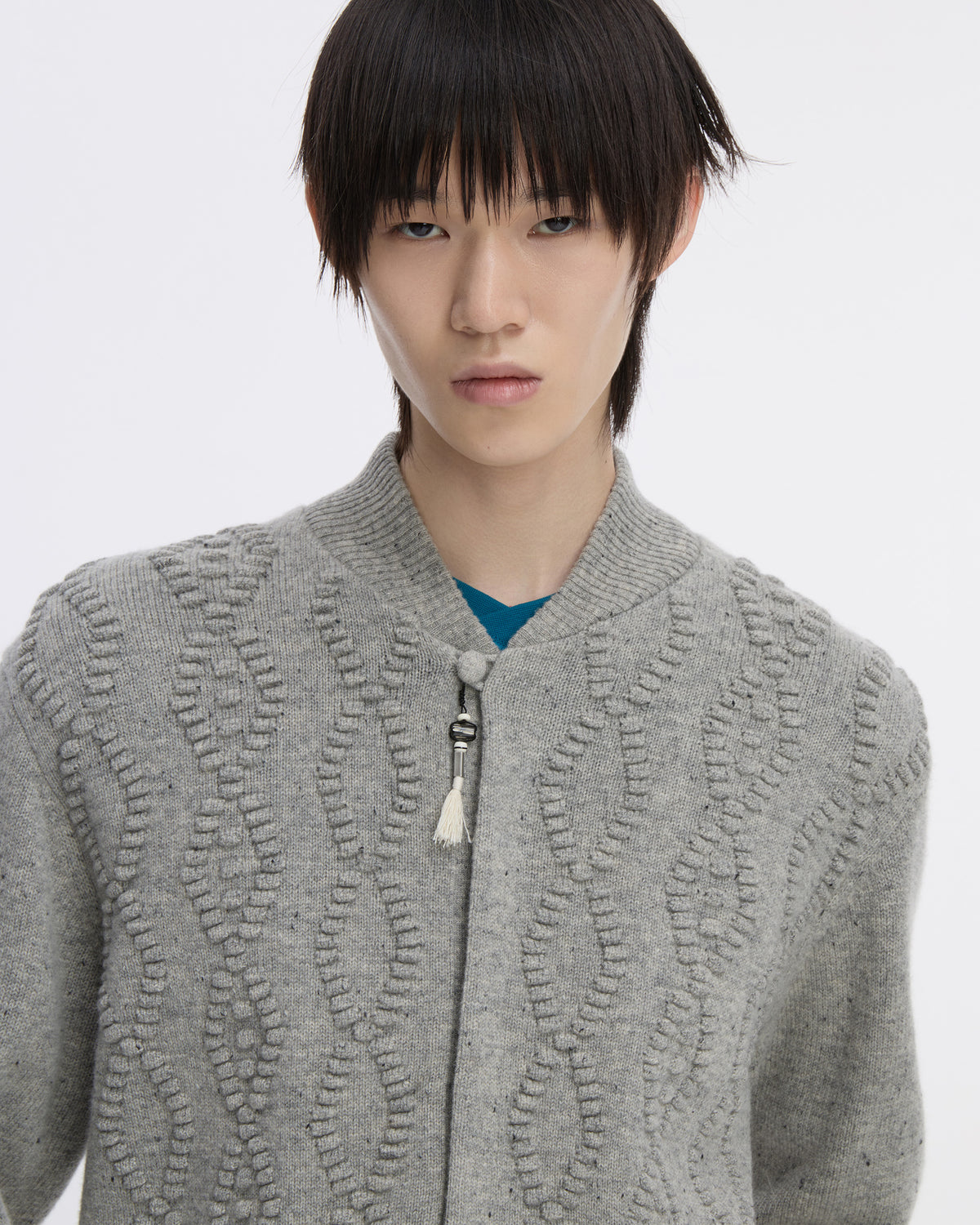 Ader Error - Cardigan Product. 38 (Grey) product image 5 | TRAB K-Fashion Australia