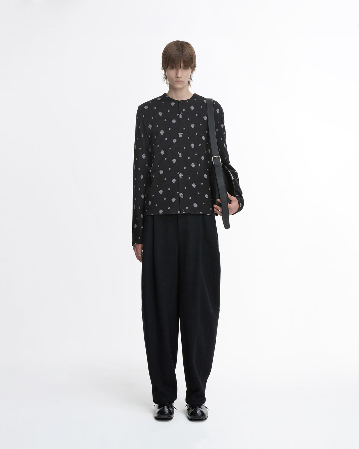 Ader Error - Cardigan Product. 40 (Noir) product image 2 | TRAB K-Fashion Australia