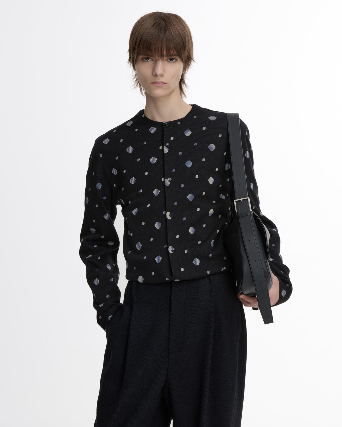 Ader Error - Cardigan Product. 40 (Noir) product image 4 | TRAB K-Fashion Australia