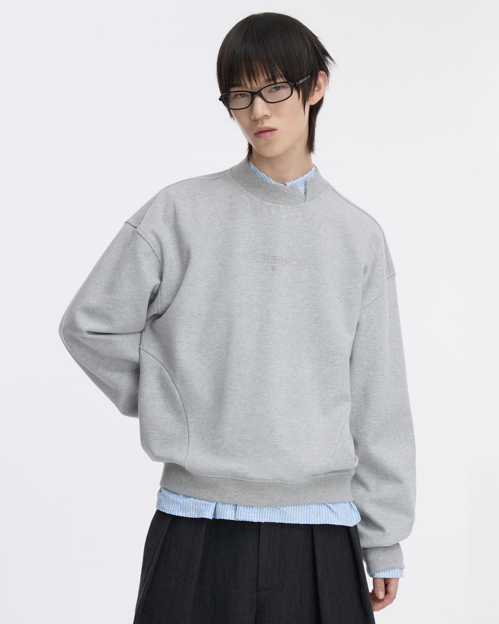 Ader Error - Sweatshirt Product. 22 (Grey) product image 4 | TRAB K-Fashion Australia