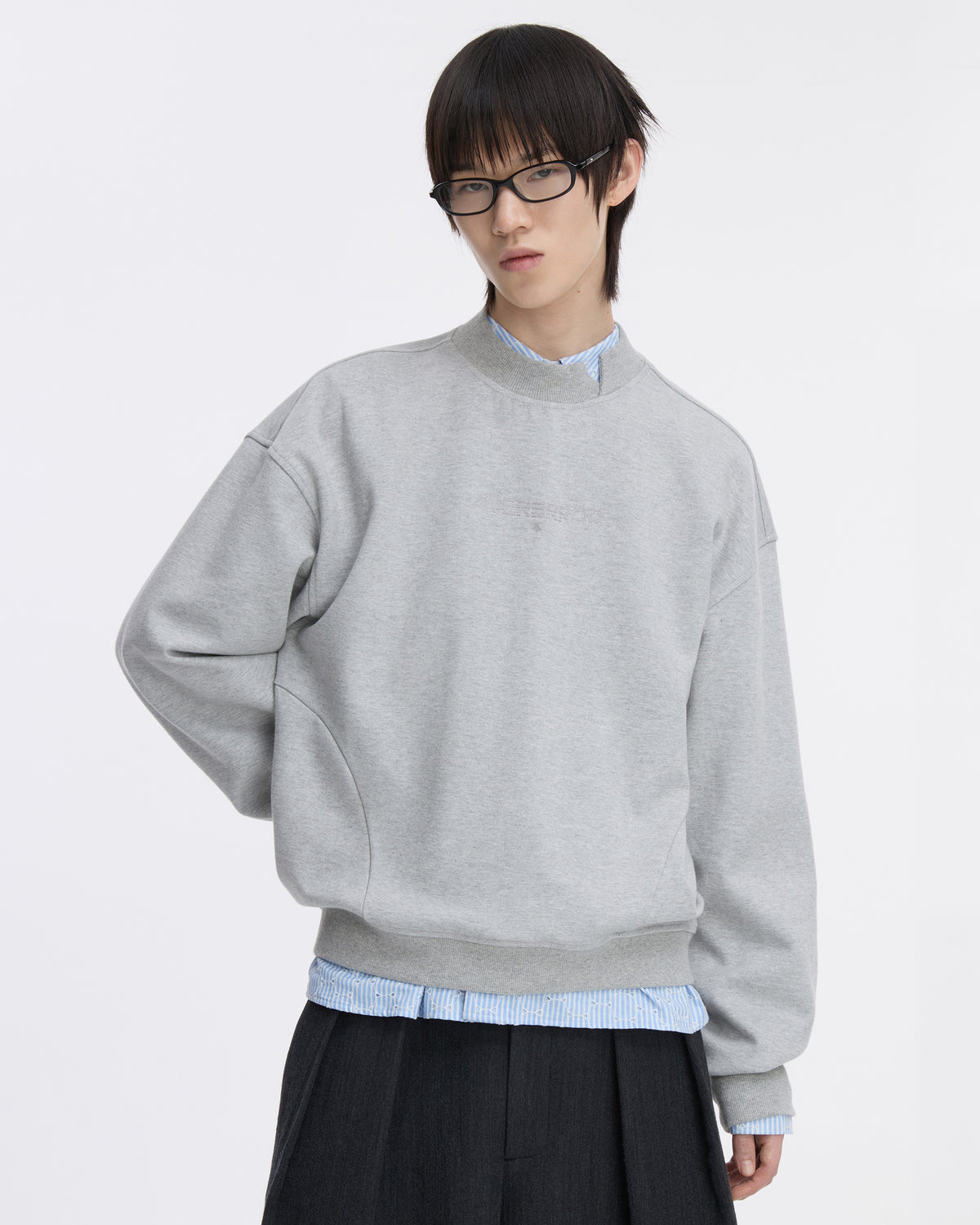 Ader Error - Sweatshirt Product. 22 (Grey) product image 4 | TRAB K-Fashion Australia