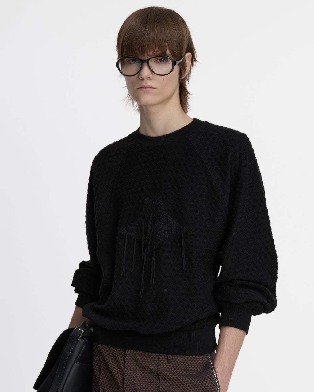 Ader Error - Meadow Sweatshirt Product. 23 (Noir) product image 5 | TRAB K-Fashion Australia