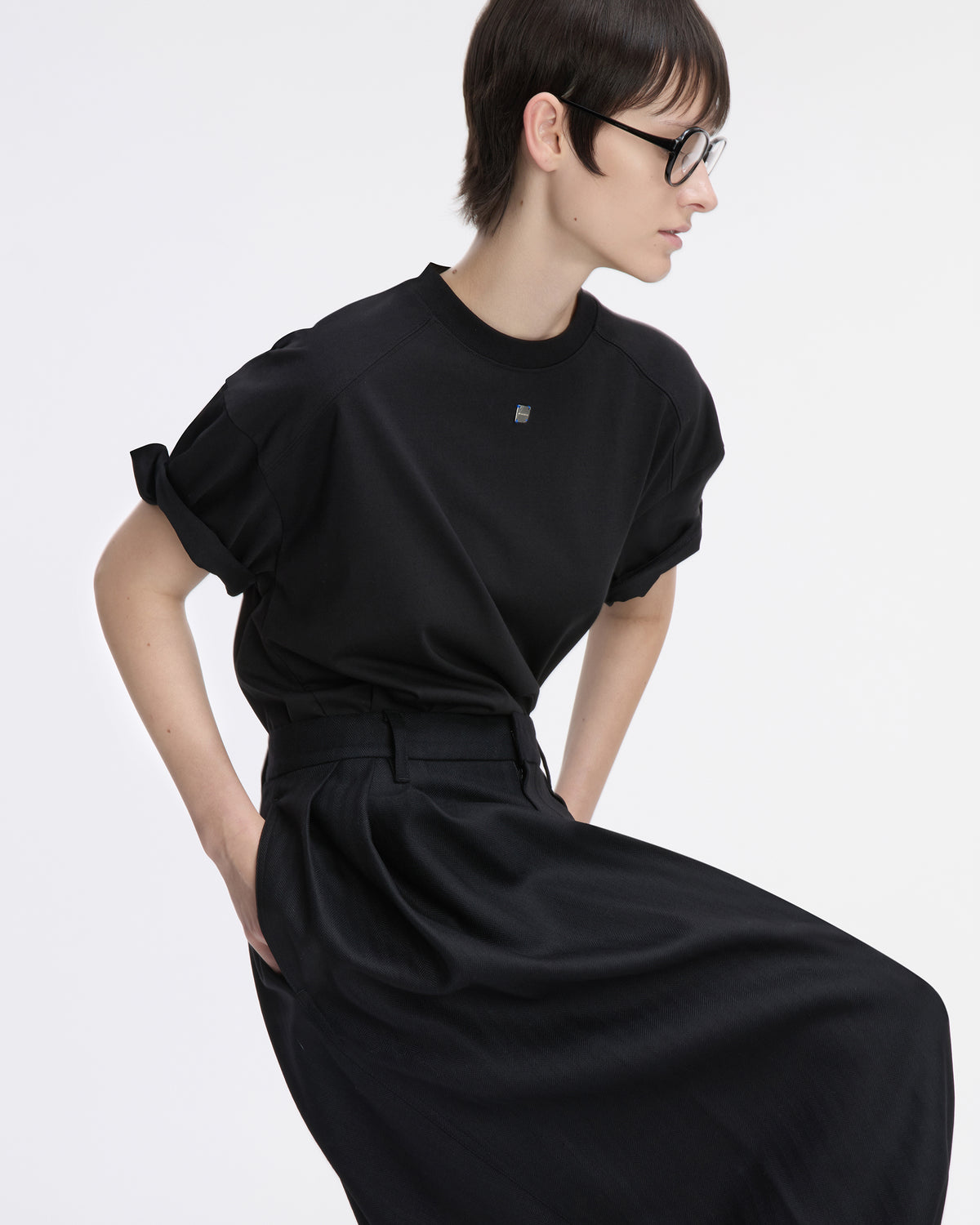 Ader Error - T-shirt Product. 25 (Noir) product image 9 | TRAB K-Fashion Australia
