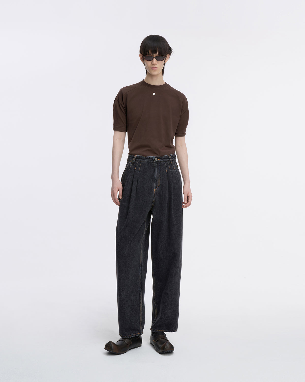 Ader Error - T-shirt Product. 25 (Brown) product image 1 | TRAB K-Fashion Australia