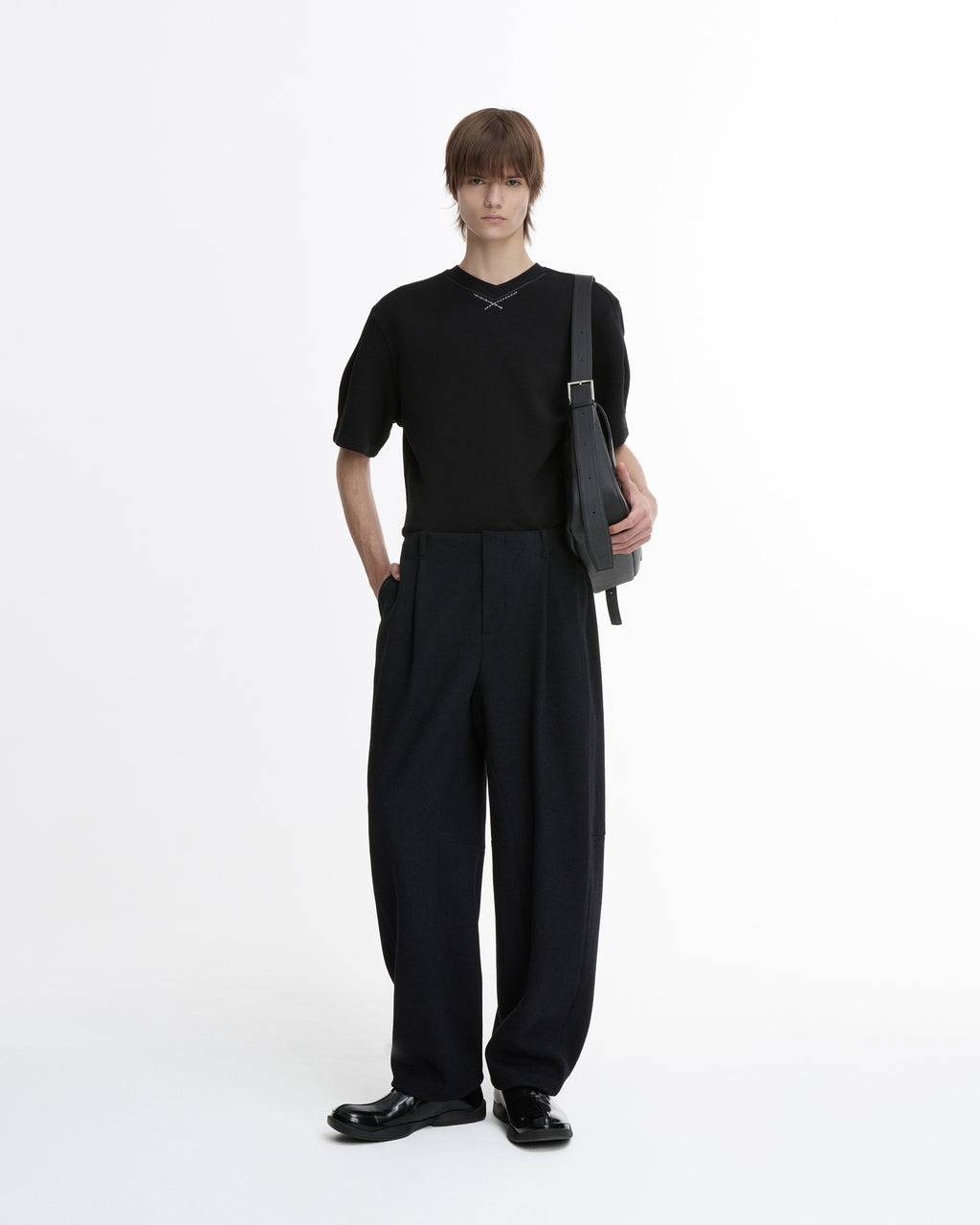 Ader Error - T-shirt Product. 26 (Noir) product image 1 | TRAB K-Fashion Australia
