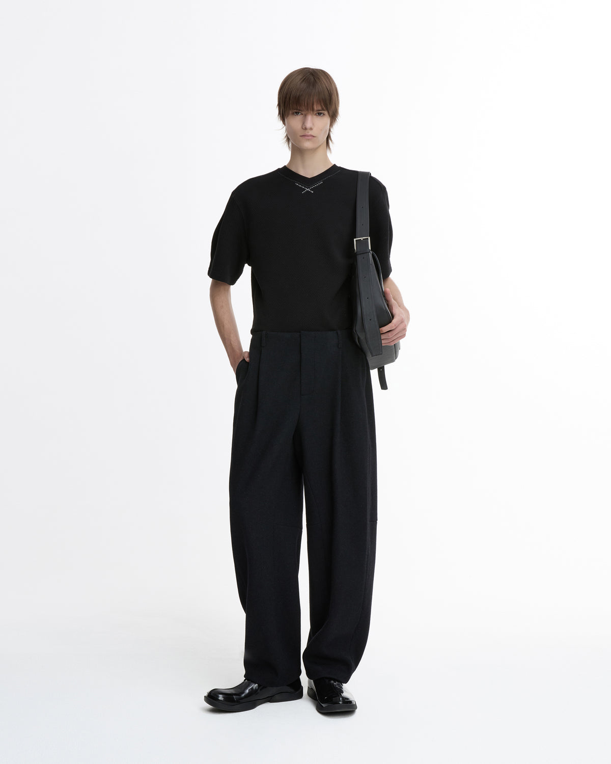 Ader Error - T-shirt Product. 26 (Noir) product image 1 | TRAB K-Fashion Australia